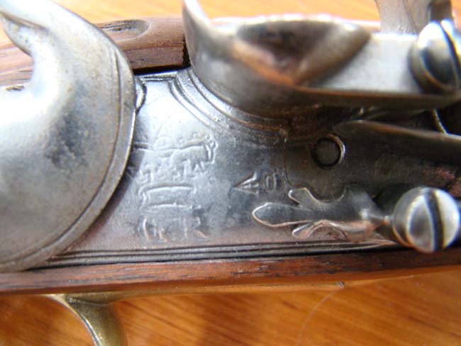 A fine Colonial Williamsburg Revolutionary War "Style" Heavy Dragoon Flintlock pistol — image 3